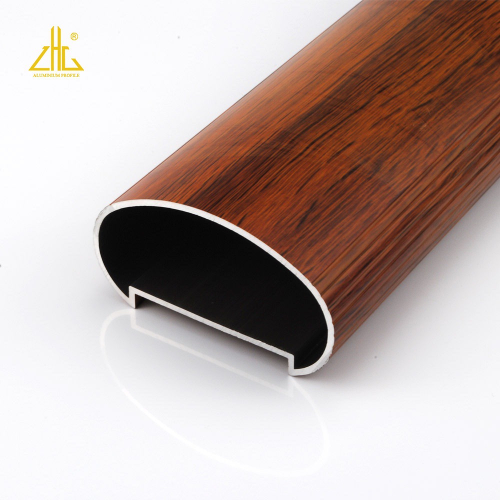 Wood grain guardrail